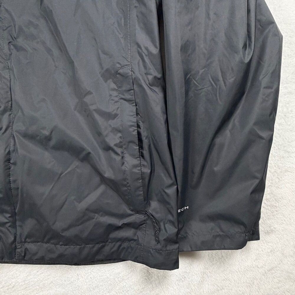 Columbia Omni-Tech Rain Jacket Mens XXL Black Hooded Waterproof Shell - Picture 4 of 11